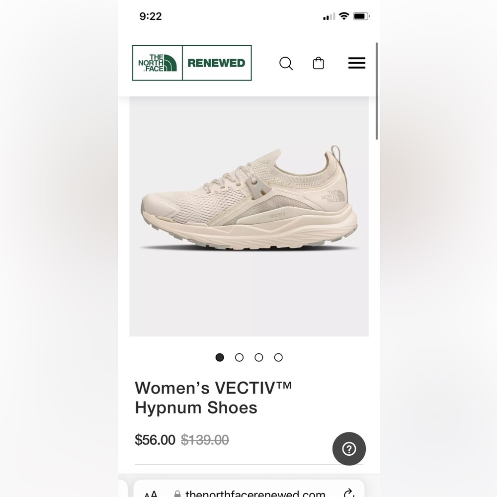 Women’s North Face VECTIV shoes size 8.5